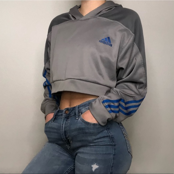 adidas Tops - ADIDAS Cropped Hoodie